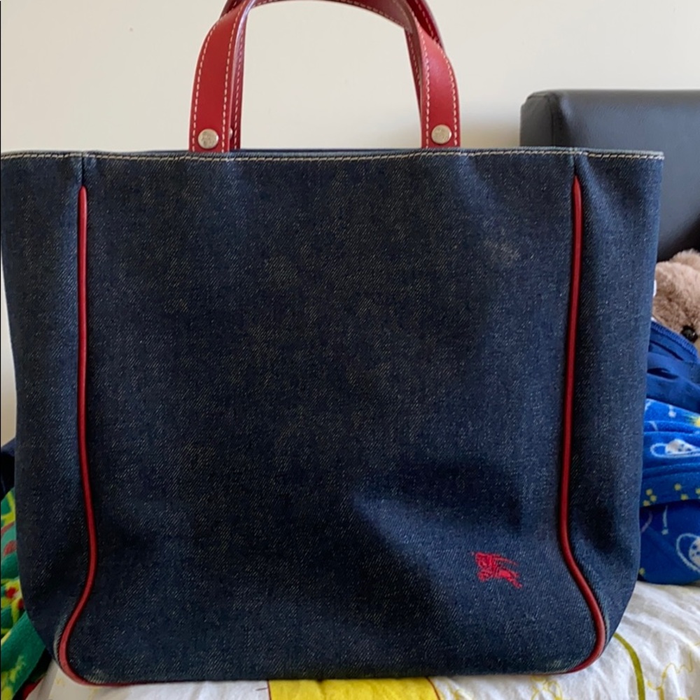 Burberry denim bag
